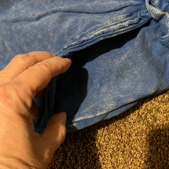 ZENANA. Outfitters Women’s Blue Joggers. Size M. COMFY!  Has Pockets. EUC - Picture 4 of 6